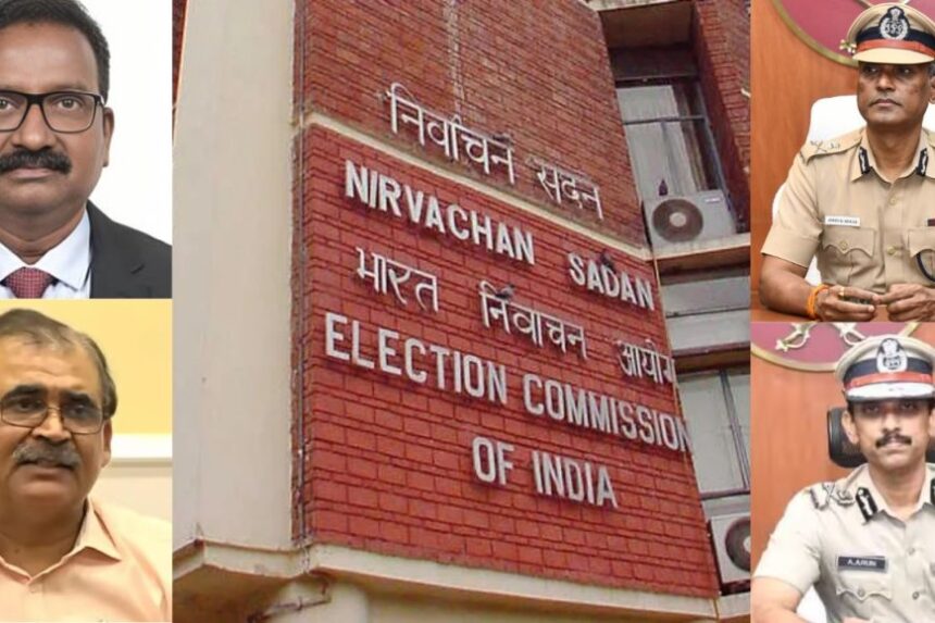 உள்துறை செயலாளர் நீக்கம், அடுத்தடுத்து அதிகாரிகள் மாற்றம்: திமுகவுக்கு ஷாக் கொடுக்கும் தேர்தல் ஆணையம் உள்துறை செயலாளர் நீக்கம், அடுத்தடுத்து அதிகாரிகள் மாற்றம்: திமுகவுக்கு ஷாக் கொடுக்கும் தேர்தல் ஆணையம்