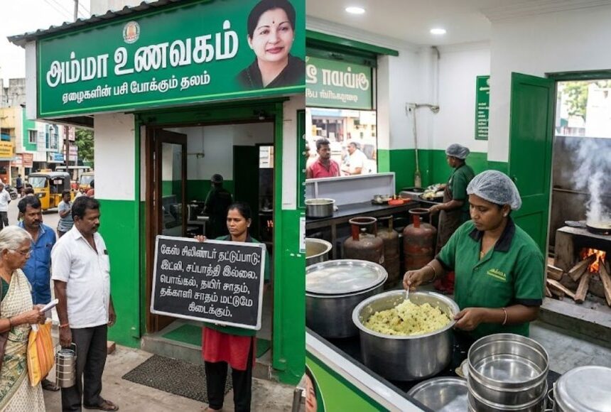 கேஸ் சிலிண்டர் தட்டுப்பாடு: அம்மா உணவகத்தில் இட்லி,சப்பாத்தி விற்பனை நிறுத்தம் 