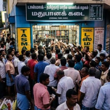 சட்டமன்ற தேர்தல் டாஸ்மாக் தொடர் விடுமுறை: அலார்ட் ஆகி ரூ.400 கோடிக்கு  சரக்குகளை வாங்கிய மதுப்பிரியர்கள் 