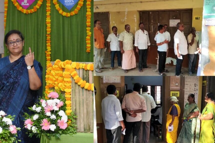 தமிழக சட்டமன்ற தேர்தல்: 9 மணி நிலவரப்படி 17.69 சதவிகிதம் வாக்குபதிவு