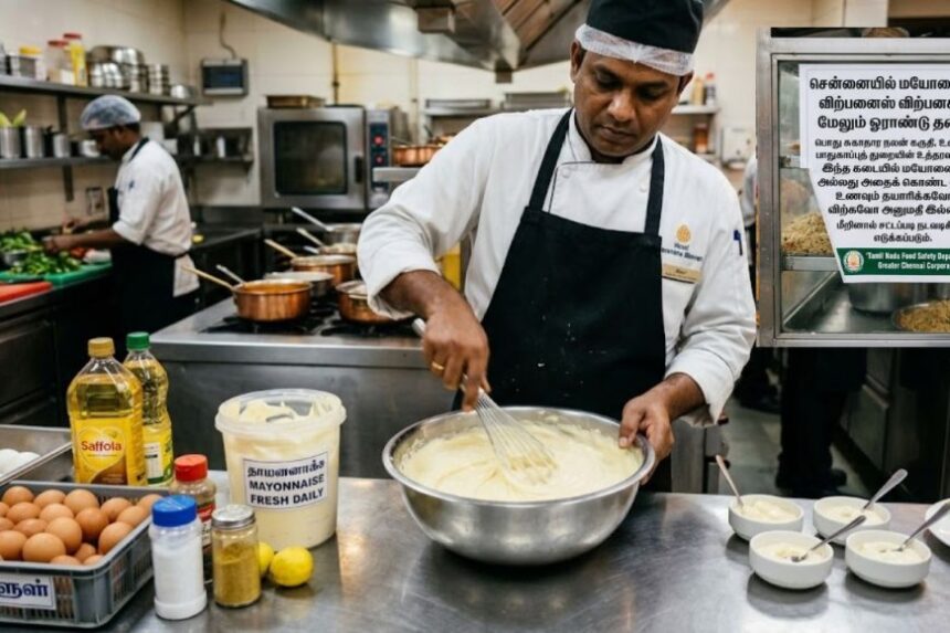 தமிழகத்தில் மயோனைஸ்-க்கு மேலும் ஒராண்டு தடை நீட்டிப்பு 