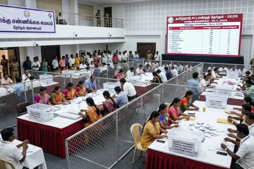 மே 4-ம் தேதி காலை  8 மணிக்கு வாக்கு எண்ணிகை தொடக்கம் : தேர்தல் ஆணையம் அறிவிப்பு 
