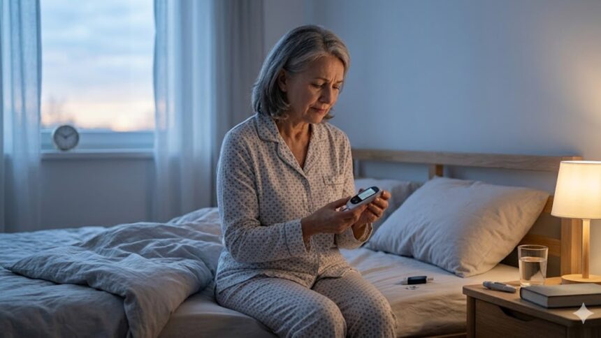 ‘I have controlled my diabetes through diet very successfully, but why do I still get a high blood glucose reading when I wake up?’