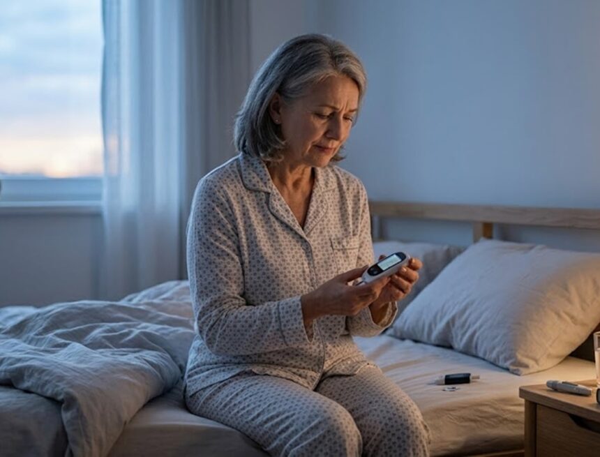 ‘I have controlled my diabetes through diet very successfully, but why do I still get a high blood glucose reading when I wake up?’