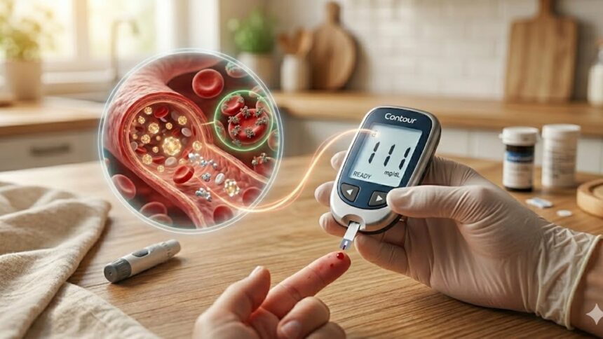‘My fasting blood sugar is 111 mg/dL and H1abc is 5.5 per cent ‘My fasting blood sugar is 111 mg/dL and H1abc is 5.5 per cent. Is this normal?’