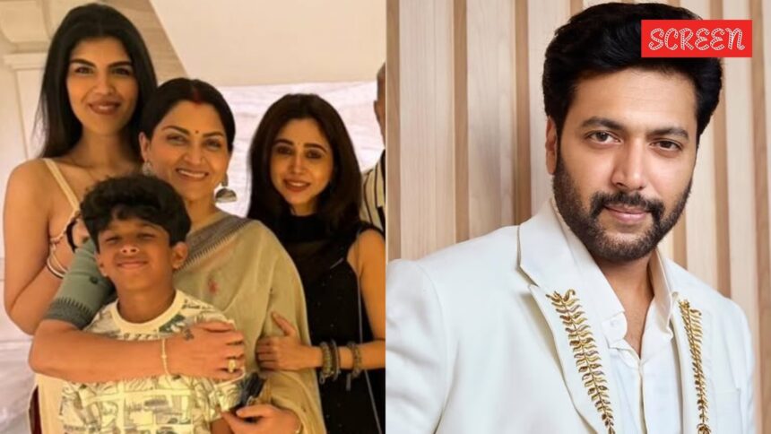 ‘Doing this to trigger someone’: Fans react as Khushbu shares pic with Ravi Mohan’s estranged wife Aarti