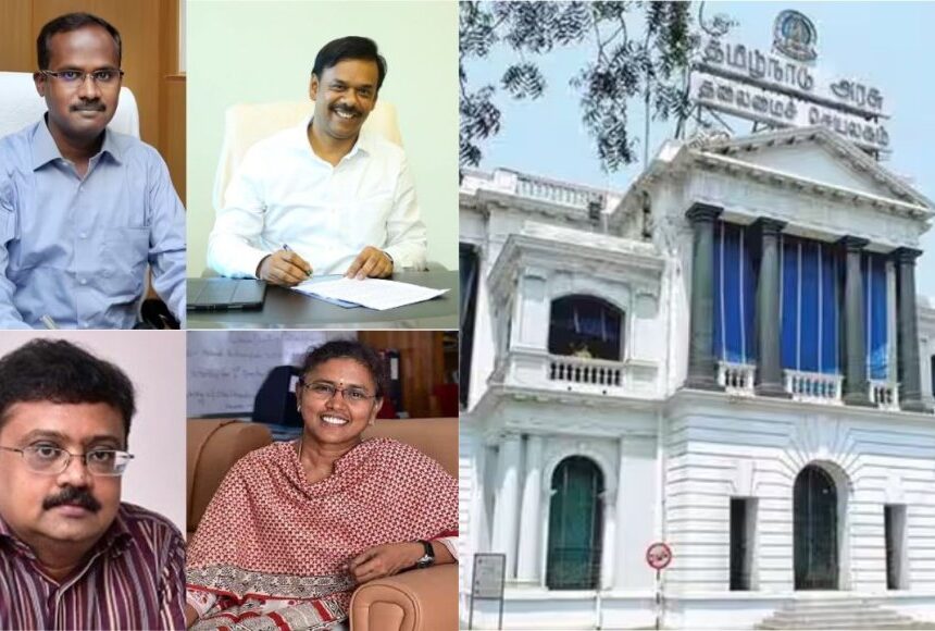 முதல்வரின் தனிசெயலாளர்களாக அண்ணாதுரை, விஷ்ணு நியமனம்:  உதயசந்திரன், அமுதா காத்திருப்போர் பட்டியலுக்கு மாற்றம் 