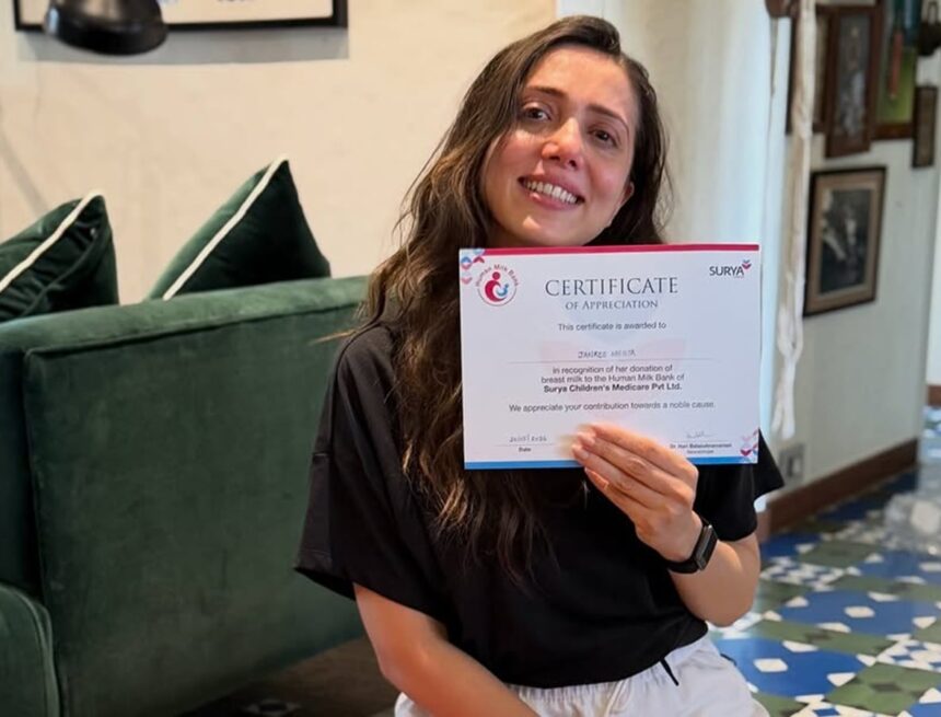 Jankee Mehta gets emotional after donating breast milk: ‘I’ve pumped every single day’