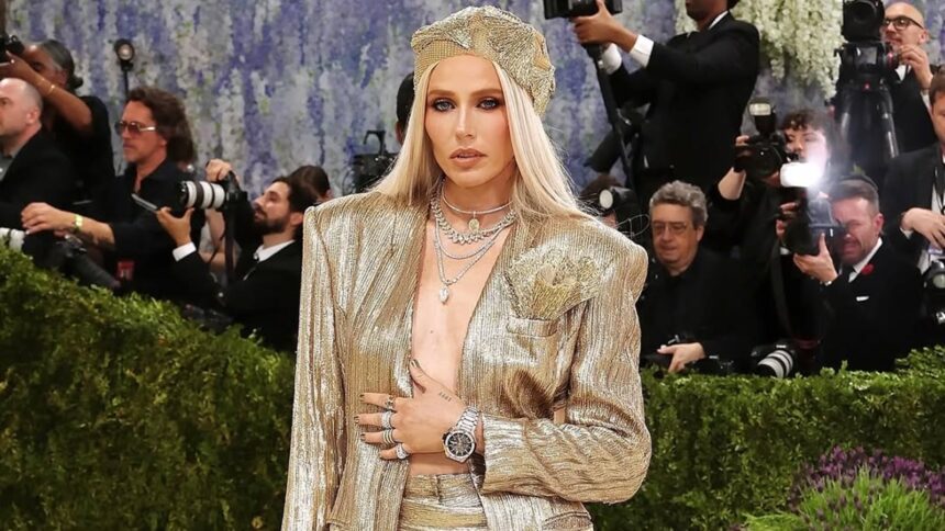 Lauren Wasser’s Met Gala debut featured golden prosthetics and a fight against Toxic Shock Syndrome