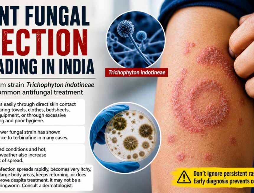 Not just ringworm: India sees rise in severe, drug-resistant fungal infection