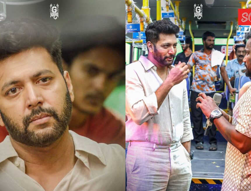 Ravi Mohan joins the sets of Benz weeks after announcing acting break, see photos