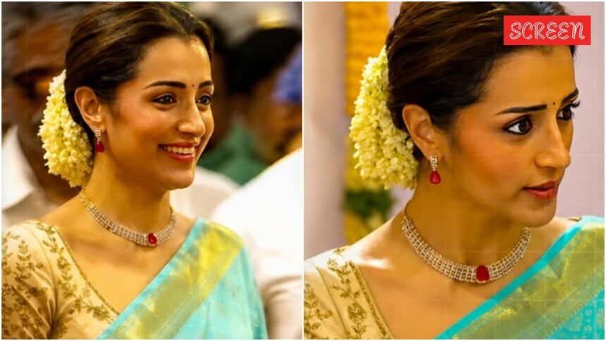 Trisha attends Vijay’s swearing-in ceremony as Tamil Nadu CM, watch video