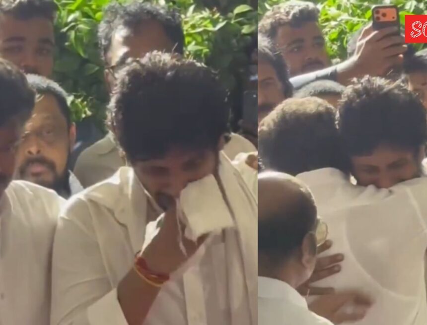 Vijay consoles emotional Jiiva as he breaks down after a hug at father RB Choudary’s funeral
