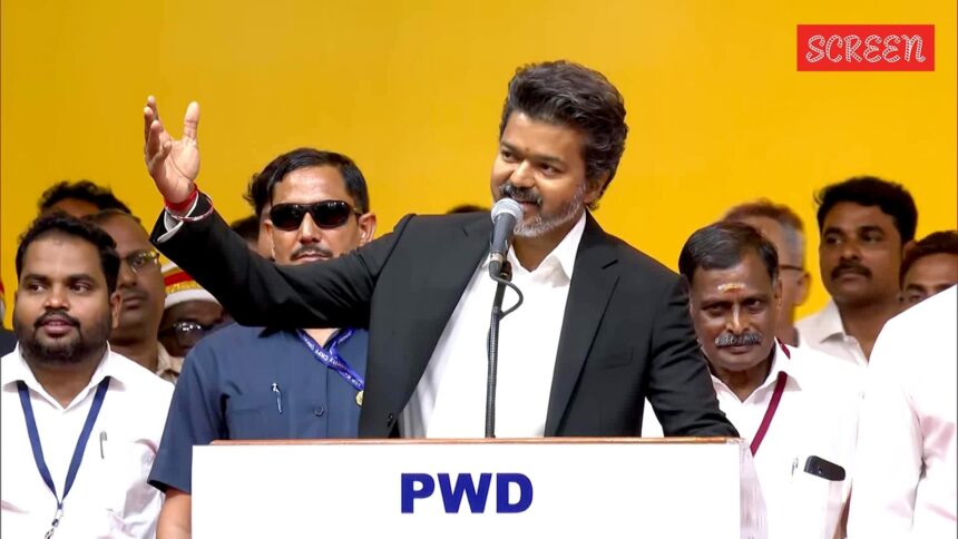 Vijay Oath Ceremony Celebrity Reactions Live: Kamal congratulates ‘Thalapathy’; Trisha attends event