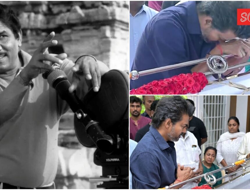 Bharathiraja Death Updates: CM Vijay consoles emotional Radhika at funeral; son’s death shattered Bharathiraja Bharathiraja Death Updates: CM Vijay consoles emotional Radhika at funeral; son’s death shattered Bharathiraja