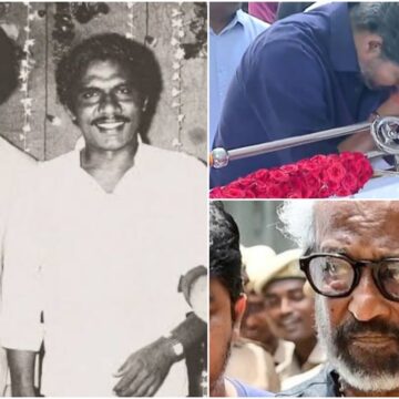 Bharathiraja Death Updates: Dhanush stands in silence; Mysskin says, ‘Banyan trees do not die’