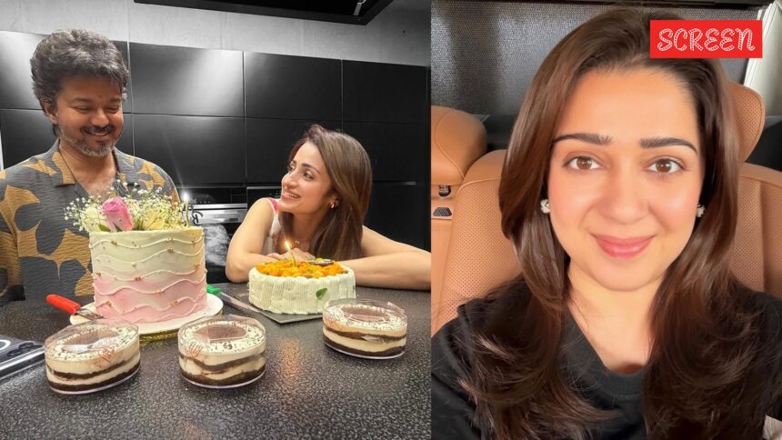 Charmme Kaur reignites Vijay-Trisha buzz as she calls them ‘pure gold couple, rebels’ Charmme Kaur reignites Vijay-Trisha buzz as she calls them ‘pure gold couple, rebels’