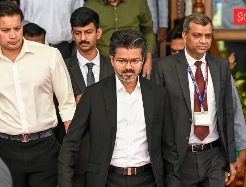 CM Vijay finally explains why he keeps wearing black-and-white suits CM Vijay finally explains why he keeps wearing black-and-white suits