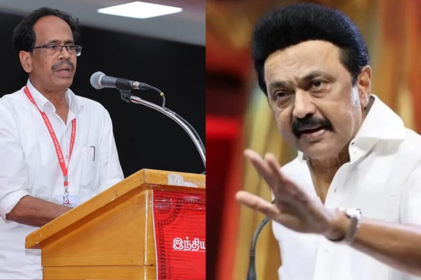 இடைத்தேர்தலில் ஸ்டாலின் போட்டி?  வீரபாண்டியன் சொன்னது என்ன?