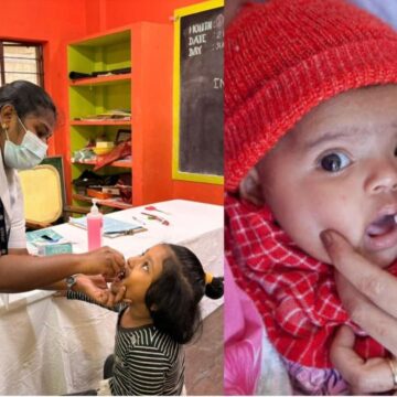 தமிழகம் முழுவதும் நாளை 43,051 மையங்களில் போலியோ சொட்டு மருந்து முகாம் தமிழகம் முழுவதும் நாளை 43,051 மையங்களில் போலியோ சொட்டு மருந்து முகாம்