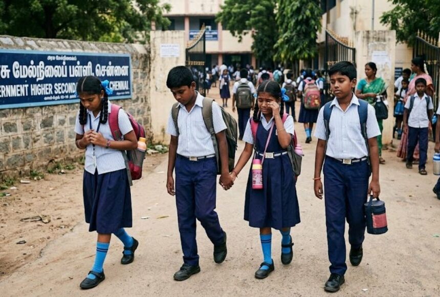 லீவு எல்லாம் ஓவர், நாளை முதல் ஸ்கூல் ஓபன்: வகுப்புகள் சுத்தம் செய்யும் பணி தீவிரம் 