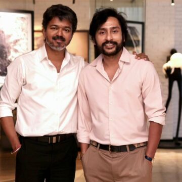 RJ Balaji meets Vijay after saying he was the first choice for Suriya’s Karuppu: ‘Unreal’