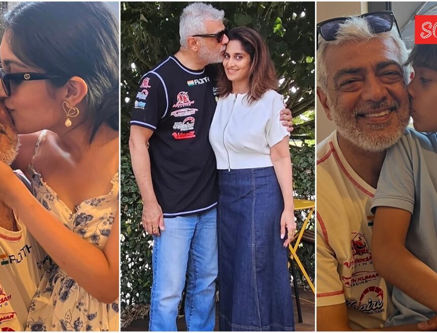 Shalini shares beautiful glimpses of Ajith’s ‘daddy time’ with kids amid Le Mans race Shalini shares beautiful glimpses of Ajith’s ‘daddy time’ with kids amid Le Mans race