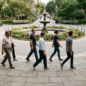 The ‘left-turn’ bias: Why you may be walking anticlockwise without realising