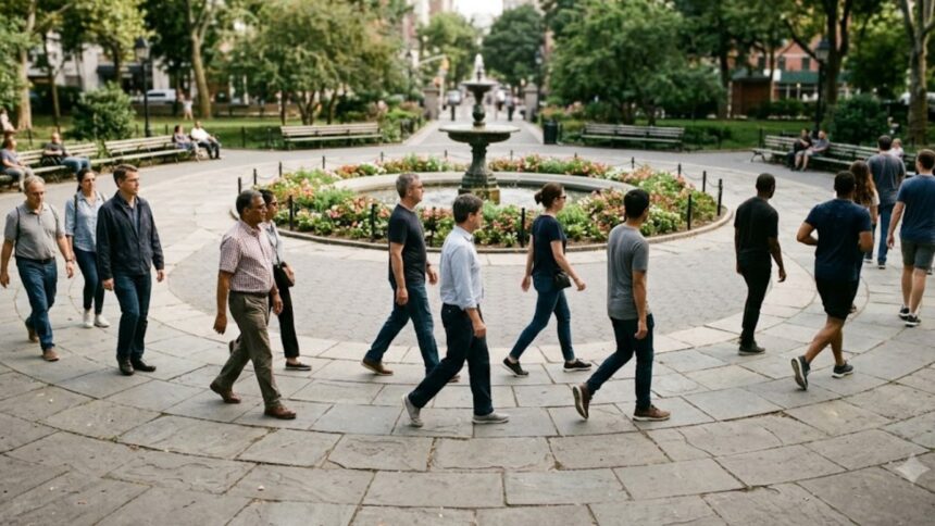 The ‘left-turn’ bias: Why you may be walking anticlockwise without realising The ‘left-turn’ bias: Why you may be walking anticlockwise without realising