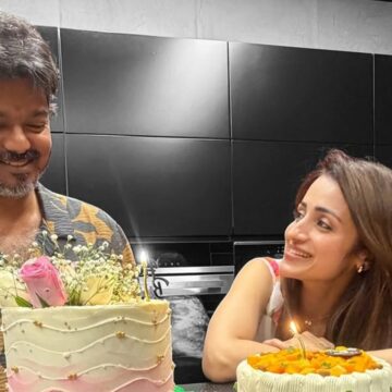 Trisha shares warm birthday wish for Vijay: ‘To the person who makes it all worth it’