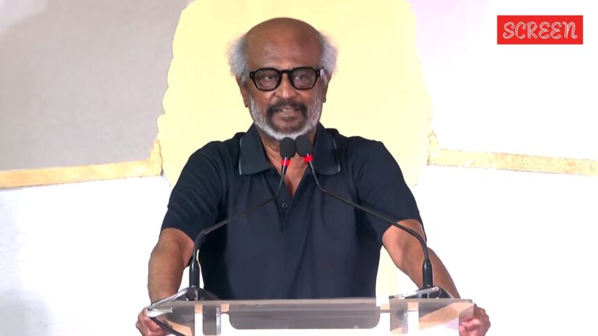 ‘When I speak, it’s a problem’: Rajinikanth reveals why he now fears public speaking 