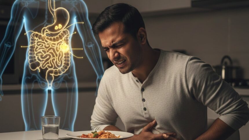 Why sharp abdominal pain after meals shouldn’t be ignored: ‘More common in women…’ Why sharp abdominal pain after meals shouldn’t be ignored: ‘More common in women…’