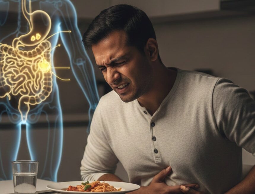 Why sharp abdominal pain after meals shouldn’t be ignored: ‘More common in women…’ Why sharp abdominal pain after meals shouldn’t be ignored: ‘More common in women…’
