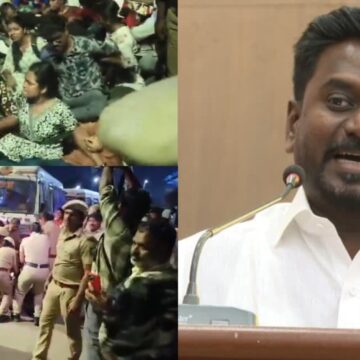 என்னது சாலை போராடுவதற்கான இடமில்லையா?… சர்ச்சையாகும் அமைச்சரின் பேச்சு..!