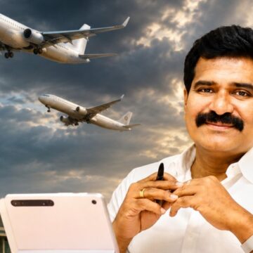 வானில் சிக்கிய அமைச்சர் சென்ற விமானம்...? தரையிறங்க முடியாமல் தவிப்பு. வானில் சிக்கிய அமைச்சர் சென்ற விமானம்…? தரையிறங்க முடியாமல் தவிப்பு..!