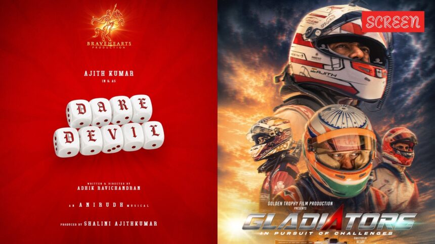 Ajith Kumar’s 64th film titled Daredevil; first look of Gladiators unveiled
