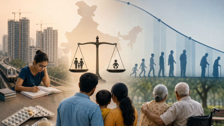 As India’s fertility rate falls, what does replacement fertility really mean?
