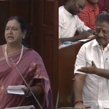 அண்ணியாரும் தண்ணீரும்… ஓபிஎஸூடன் ஓயாத பிரச்னை… சட்டமன்றத்தில் கலகல..!