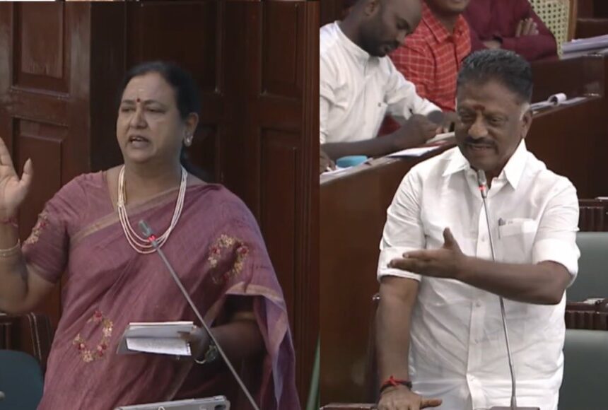 அண்ணியாரும் தண்ணீரும்... ஓபிஎஸூடன் ஓயாத பிரச்னை... சட்டமன்றத்தில் கலகல. அண்ணியாரும் தண்ணீரும்… ஓபிஎஸூடன் ஓயாத பிரச்னை… சட்டமன்றத்தில் கலகல..!