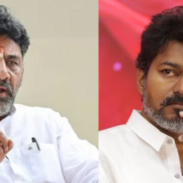 “எங்கள் மாநிலத்தை காப்பாற்ற எங்களுக்கு தெரியும்”… விஜயை எச்சரித்த டி.கே.சிவக்குமார்!