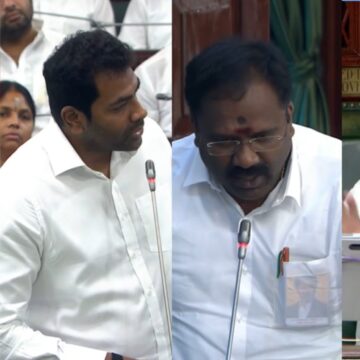 மைக்கை பிடுங்குங்க… அடுத்தடுத்து வார்த்தைவிட்ட அமைச்சர்கள்… டென்ஷனான சபாநாயகர்..!