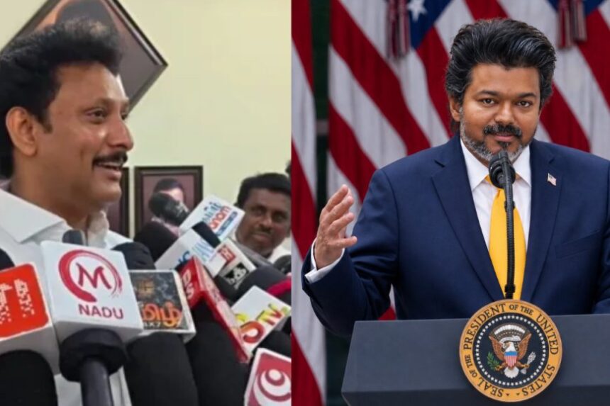 விஜய் இந்திய பிரதமர் என்ன.. அமெரிக்க ஜனாதிபதியே ஆகட்டும் – அன்பில் மகேஷ் பேச்சு..!