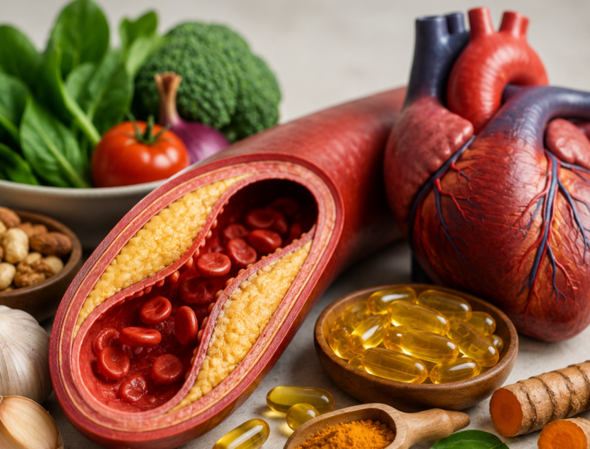 ‘How can I remove plaque from my arteries naturally?’