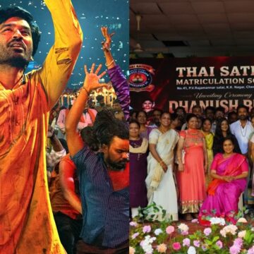 ‘Not knowing Tamil is not to be proud of’: Dhanush addresses students in his alma mater