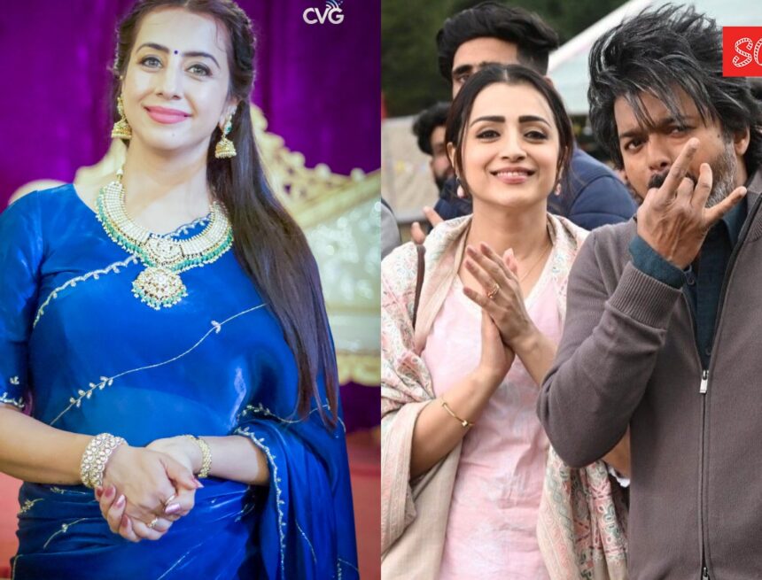 Sanjjanaa Galrani defends Trisha, Vijay amid trolling over I-Day event: ‘Talk about flaws’