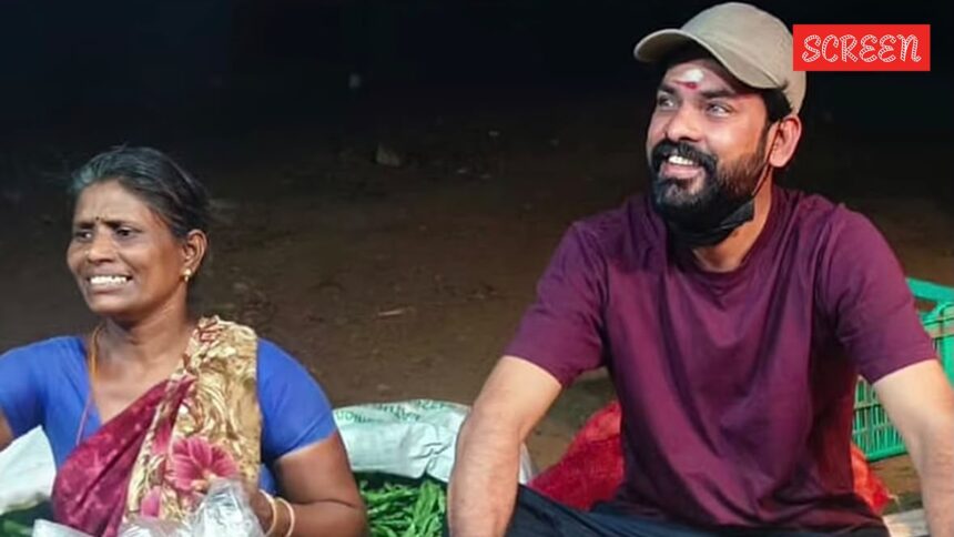 Tamil actor Vimal spotted selling vegetables at a weekly market, see video