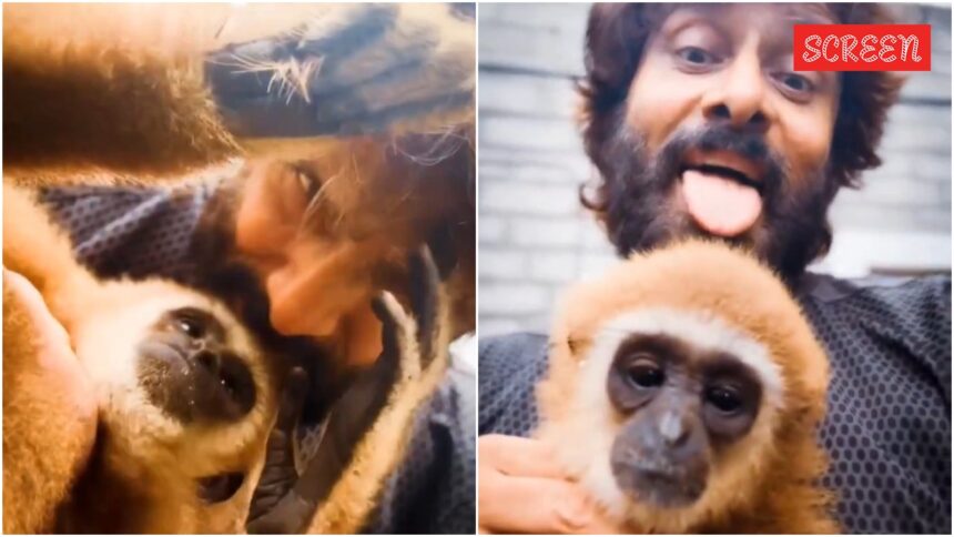 Trouble for Vikram after viral lar gibbon video sparks row; Forest Department to probe