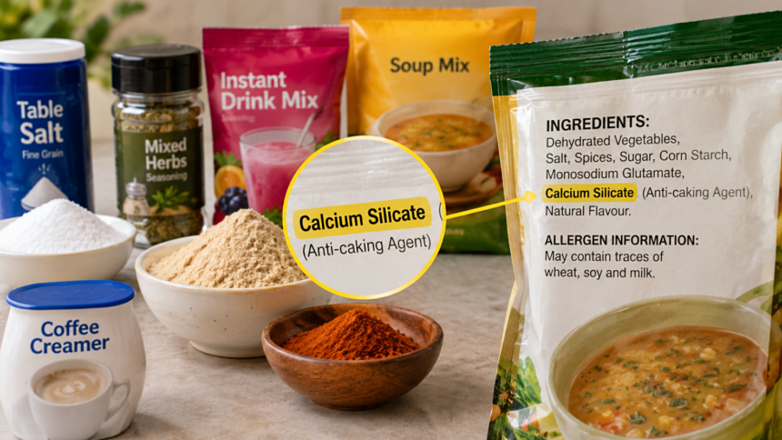 Calcium silicate in your food: Why it’s added to salt, spice powders and what it does