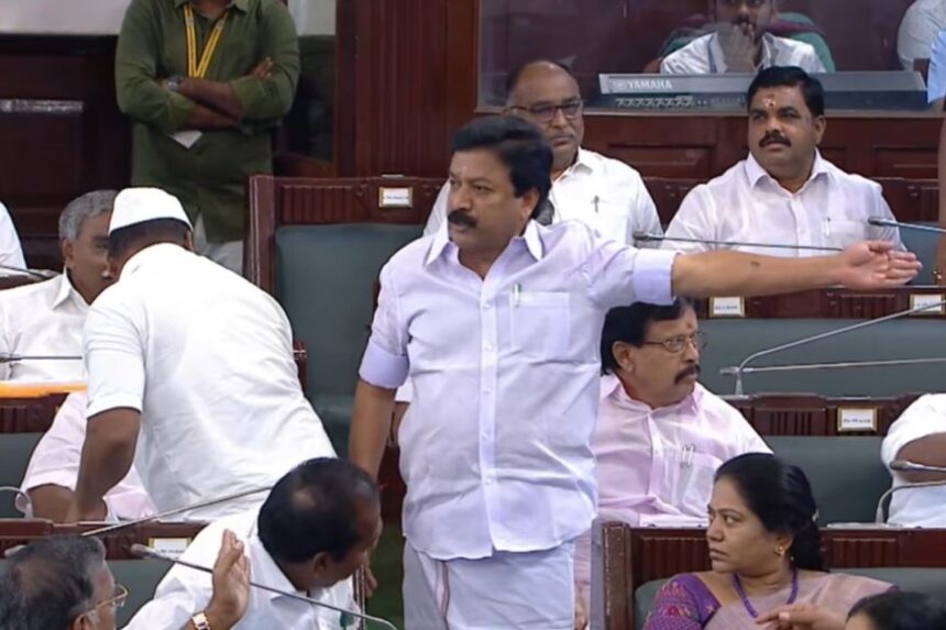 கோபித்துக் கொண்ட சிவிஎஸ்… சமாதானப்படுத்திய சபாநாயகர்..!