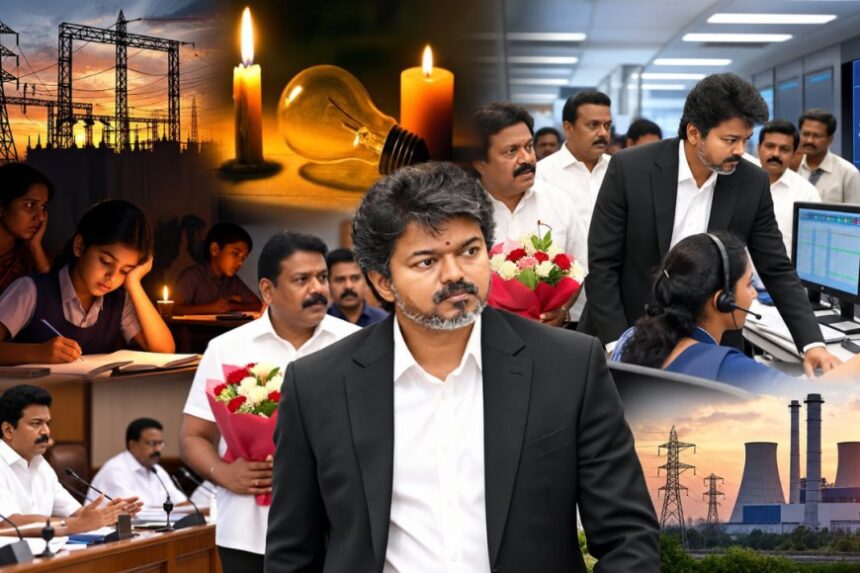 மின்வெட்டுக்கு END CARD.. மின்வெட்டுக்கு END CARD…மின்வாரிய அலுவலகத்தில் விஜய் திடீர் ஆய்வு!